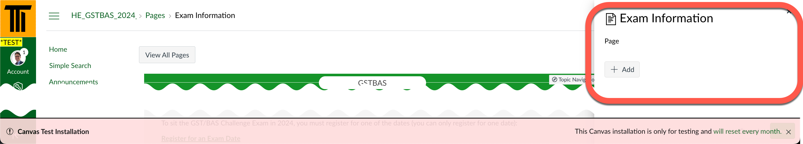 'Assign to' missing after disabling Course Pacing